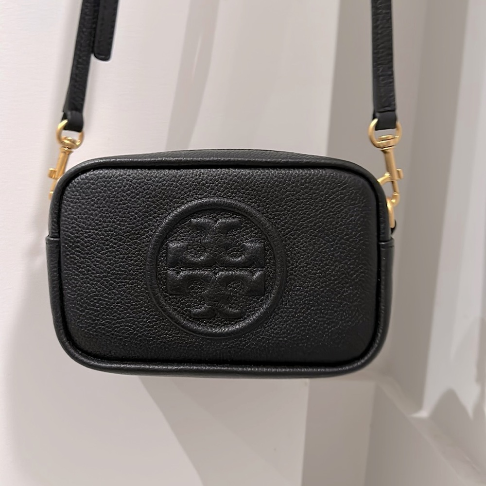Tory Burch black Perry Bombe crossbody bag